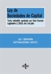 Portada del libro Ley de Sociedades de Capital