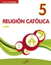 Portada del libro Religión católica 5 - Educación primaria - Javerím