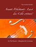 Portada del libro Avanti Dilettanti- Lasst das Cello ertönen!