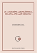 Portada del libro La consciència lingüística dels valencians (1854-1906)