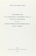 Portada del libro Contribución a la gramática histórica de la lengua asturiana y a la caracterización etimológica de su léxico