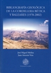 Portada del libro Bibliografía geológica de la  Cordillera Bética y Bareales (1978-2002)