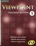 Portada del libro Viewpoint Level 1 Teacher's Edition with Assessment Audio CD/CD-ROM