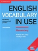 Portada del libro English Vocabulary in Use Elementary Book with Answers