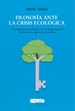Portada del libro Filosofía ante la crisis ecológica