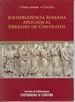 Portada del libro Jurisprudencia romana aplicada al Derecho de Contratos