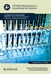 Portada del libro Manipulación y ensamblaje de tuberías. IMAI0108 - Operaciones de fontanería y calefacción-climatización doméstica