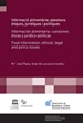 Portada del libro Informació alimentària: qüestions ètiques, jurídiques i polítiques