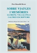 Portada del libro Sobre viatges i memòries. Llorenç Villalonga i altres escriptors