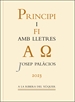 Portada del libro Principi i fi amb lletres A &#x003A9;
