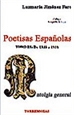 Portada del libro Poetisas Españolas. Antología General Tomo I. Hasta 1900
