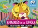 Portada del libro Animales de la jungla (recortables 3D)