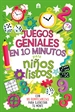 Portada del libro Juegos Geniales En 10 Minutos Para Niños Listos