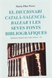Portada del libro El Diccionari català-valencià-balear i les seves fonts bibliogràfiques