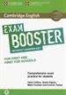 Portada del libro Cambridge English Exam Booster for First and First for Schools without Answer Key with Audio