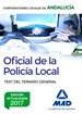 Portada del libro Oficial de la Policía Local de Andalucía. Test del Temario General
