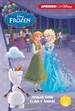 Portada del libro Frozen. Leo con Disney (Nivel 2). ¡Viaja con Elsa y Anna! (Disney. Lectoescritura)