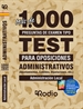 Portada del libro Administrativos. Más de 1.000 preguntas de examen (Ayuntamientos, Cabildos, Diputaciones, etc.)