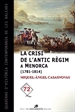 Portada del libro La crisi de l'Antic Règim a Menorca (1781-1814)