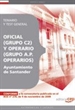 Portada del libro Oficial (Grupo C2)  y Operario (Grupo A.P. Operarios) del Ayuntamiento de Santander. Temario y Test General