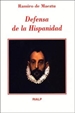 Portada del libro *Defensa de la Hispanidad