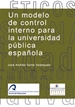 Portada del libro Un modelo de control interno para la Universidad pública española