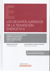 Portada del libro Los Desafíos Jurídicos de la Transición Energética (Papel + e-book)