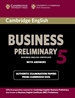 Portada del libro Cambridge English Business 5 Preliminary Student's Book with Answers