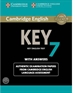 Portada del libro Cambridge English Key 7 Student's Book Pack (Student's Book with Answers and Audio CD)
