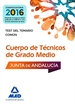 Portada del libro Cuerpos de Técnicos de Grado Medio de la Junta de Andalucía. Test del Temario Común