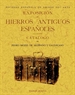 Portada del libro Exposición de hierros antiguos españoles.