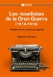 Portada del libro Los novelistas de la Gran Guerra (1914-1918)