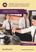 Portada del libro Facturación y cierre de actividad en Restaurante. HOTR0608 - Servicios de Restaurante