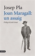 Portada del libro Joan Maragall: Un assaig