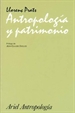Portada del libro Antropología y patrimonio
