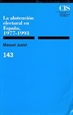 Portada del libro La abstención electoral en España, 1977-1993