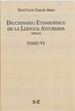Portada del libro Diccionariu etimolóxicu de la Llingua Asturiana (DELLA) Tomo VI S-Z