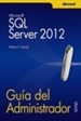 Portada del libro SQL Server 2012. Guía del Administrador