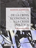 Portada del libro De La Crisis Economica A La Crisis Politica