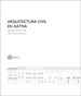 Portada del libro Arquitectura civil en Xàtiva