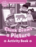 Portada del libro Oxford Read and Imagine Starter. Clunk Draws A Picture Activity Book