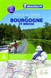 Portada del libro Mapa Bourgogne à Vélo