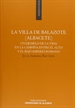 Portada del libro La villa de Balazote (Albacete)