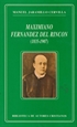 Portada del libro Maximiliano Fernández del Rincón (1835-1907). Obras completas