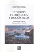 Portada del libro Estudios filológicos y lingüísticos