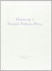 Portada del libro Homenaje a Ricardo Pedreira Pérez