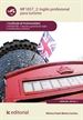 Portada del libro Inglés profesional para turismo. HOTG0108 - Creación y gestión de viajes combinados y eventos