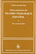 Portada del libro Piezas maestras del teatro teológico español. I: Autos sacramentales