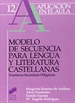 Portada del libro Modelo de secuencia para lengua y literatura castellanas, ESO