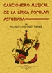 Portada del libro Cancionero musical asturiano